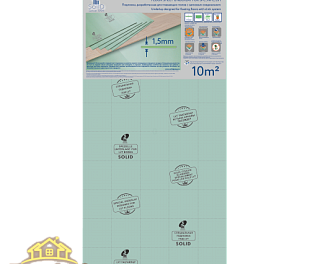 Подложка листовая 1,5 мм под SPC, WPC, LVT 